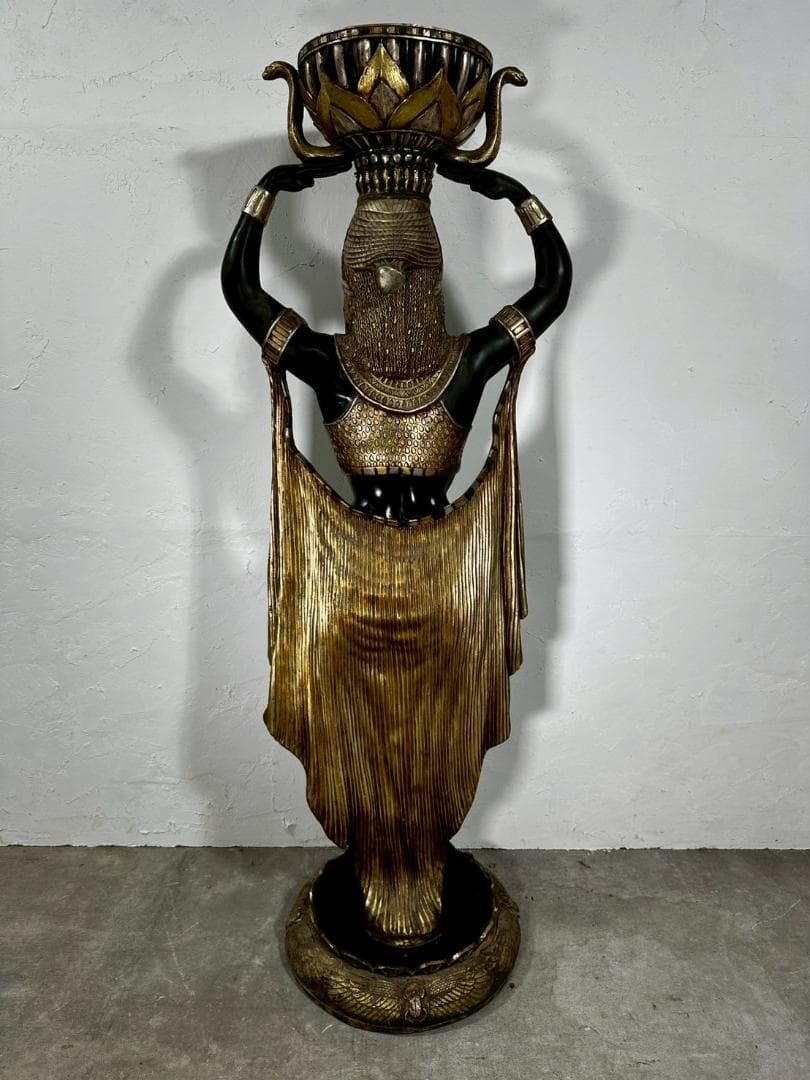 『AW DESIGN』ファラオ像 オブジェ 人形 エジプト置物 RWmis22