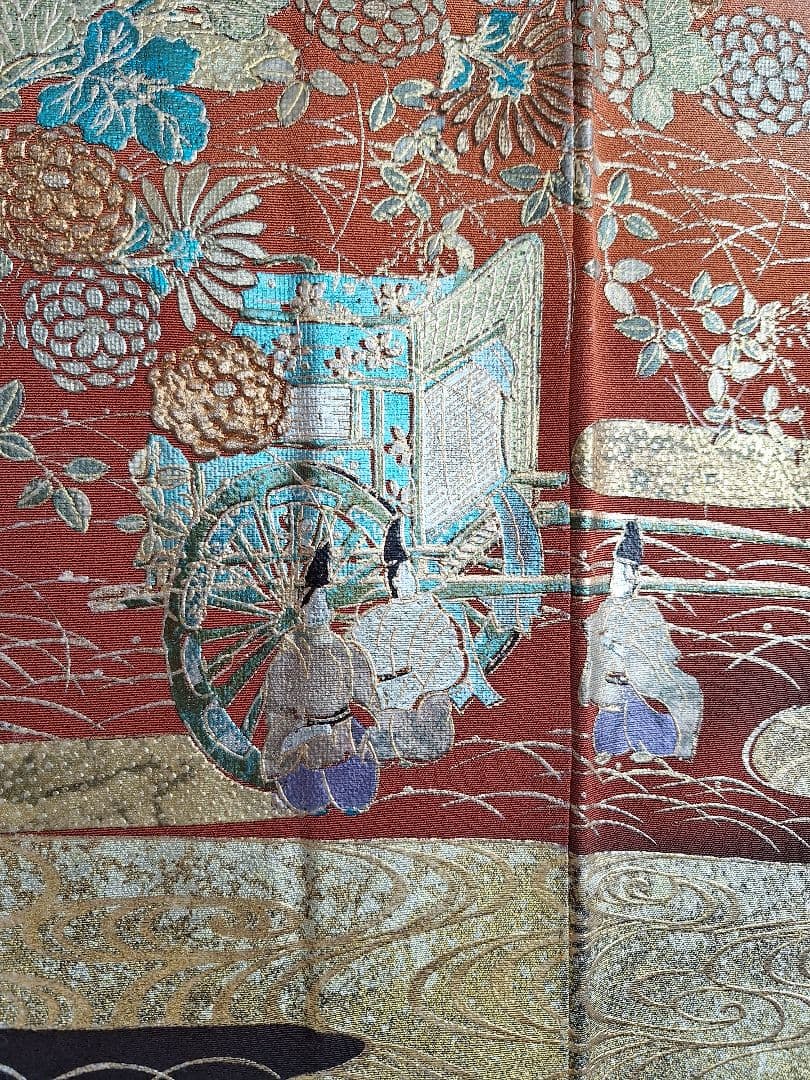 着物リメイクワンピース3605