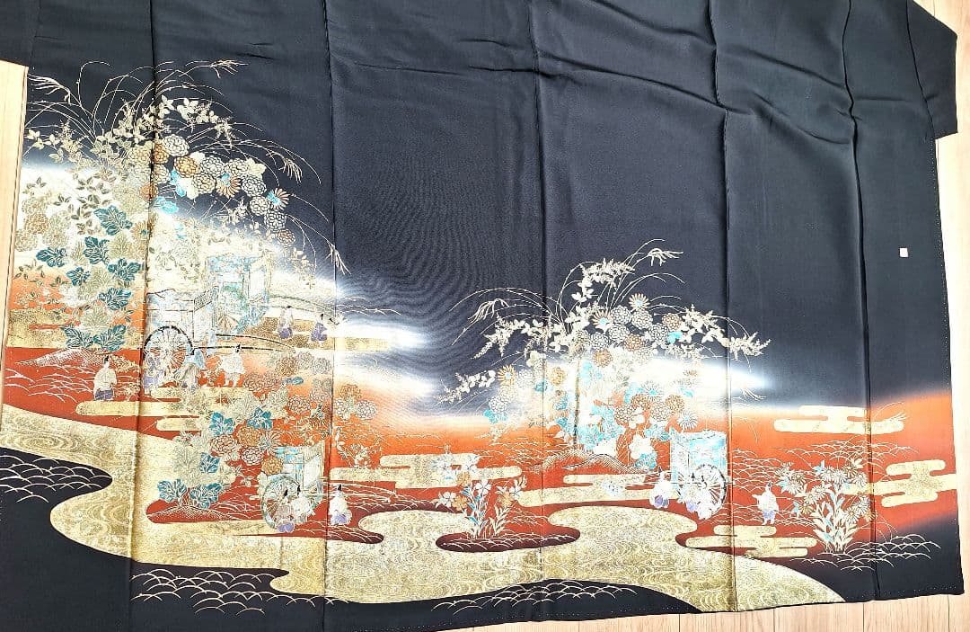 着物リメイクワンピース3605