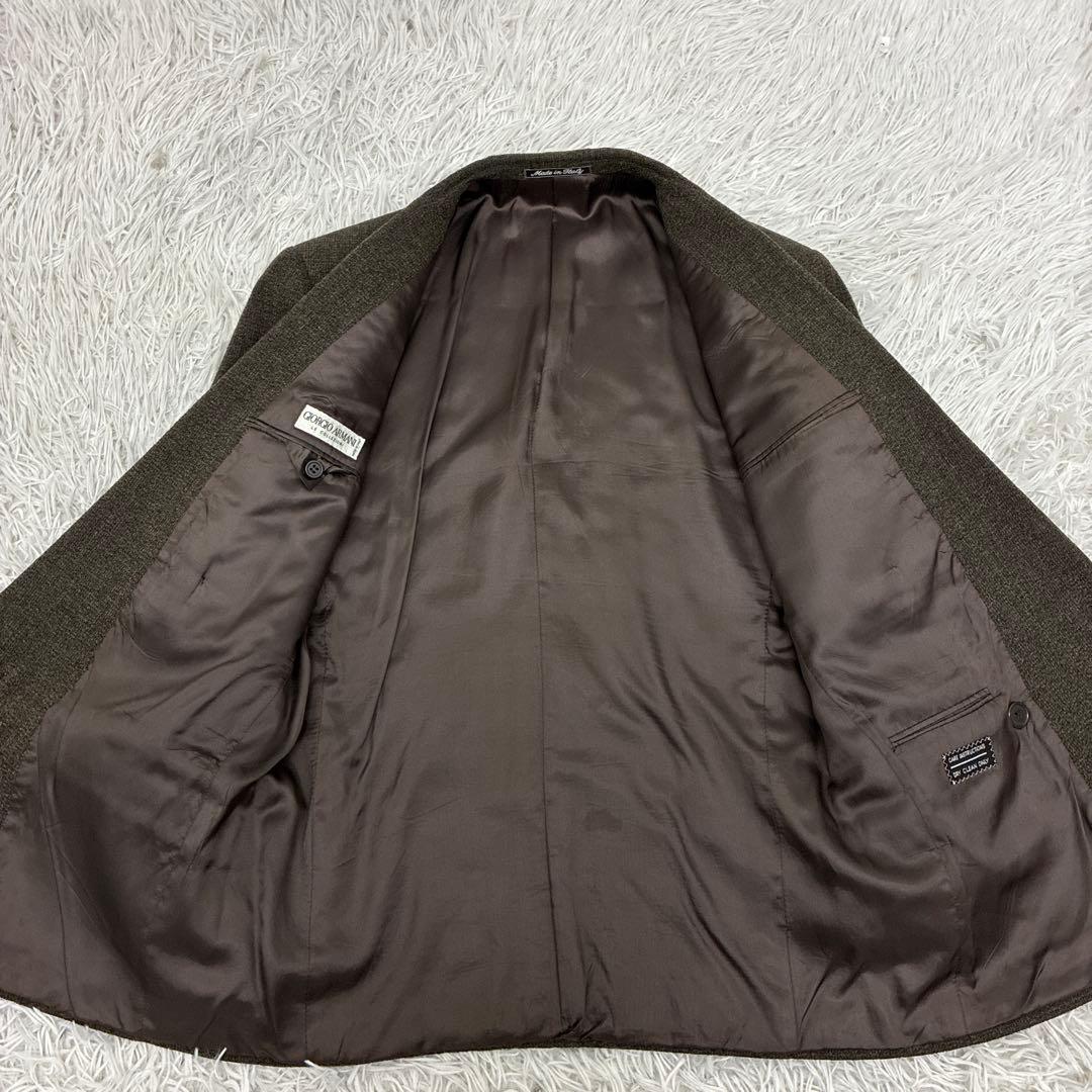 GIORGIO ARMANI ジョルジオアルマーニ　イタリア製　メランジ織り　M