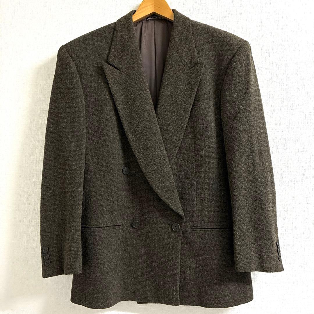 GIORGIO ARMANI ジョルジオアルマーニ　イタリア製　メランジ織り　M