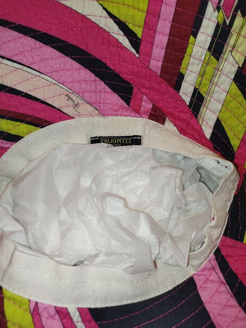 エミリオ・プッチ　帽子　美品　サイズⅠ　つば広