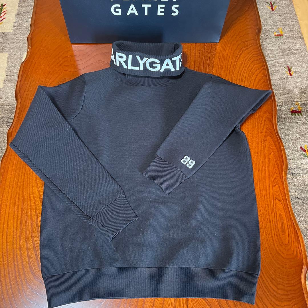 PEARLY GATES タートルネックシャツ ブラック サイズ1