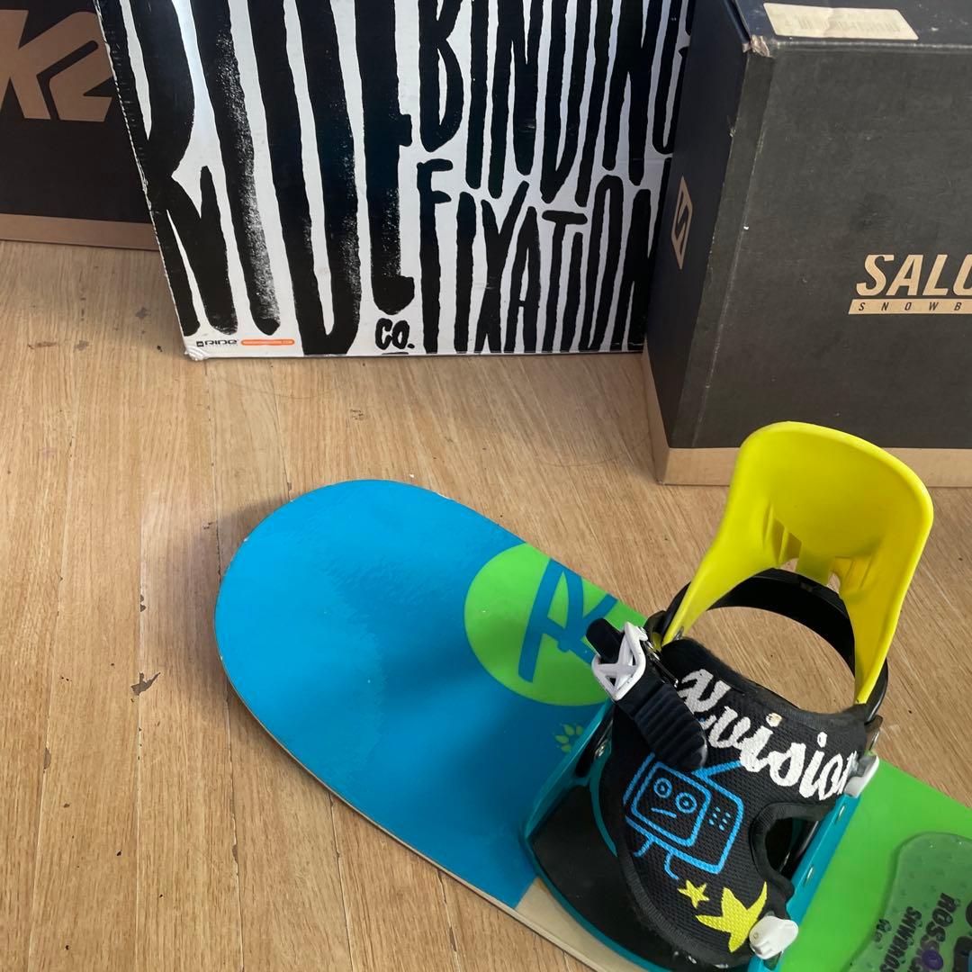 ROSSIGNOL　キッズスノーボードセット　バインディング付4点セット