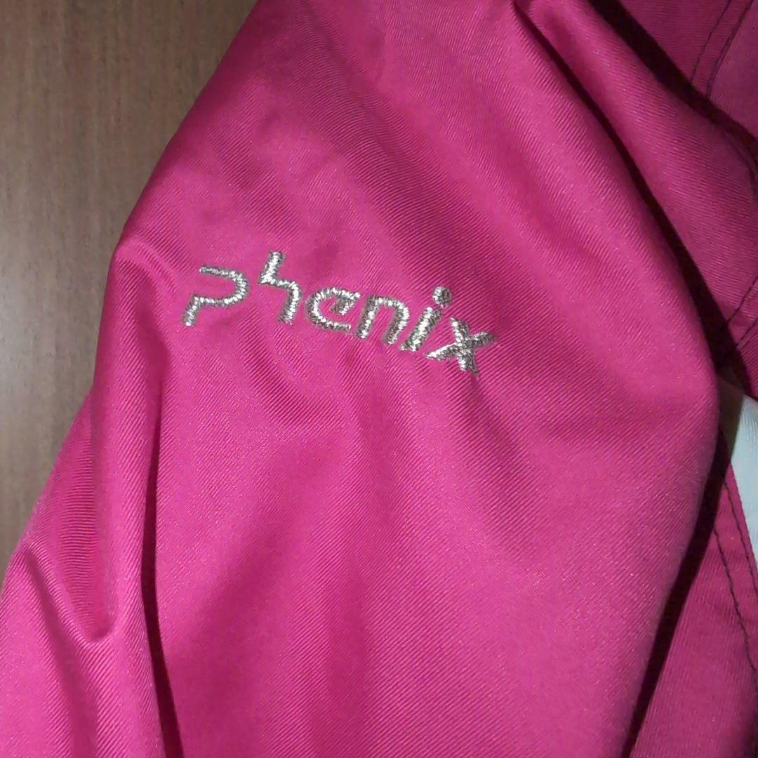 phenix キッズスキーウェア上下セット130cm 花柄 ジャケット+パンツ