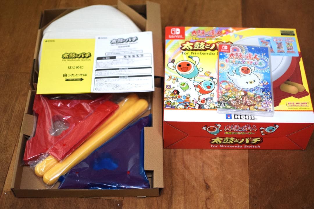 太鼓の達人 ドンダフルフェスティバル Switch 太鼓とバチ セット
