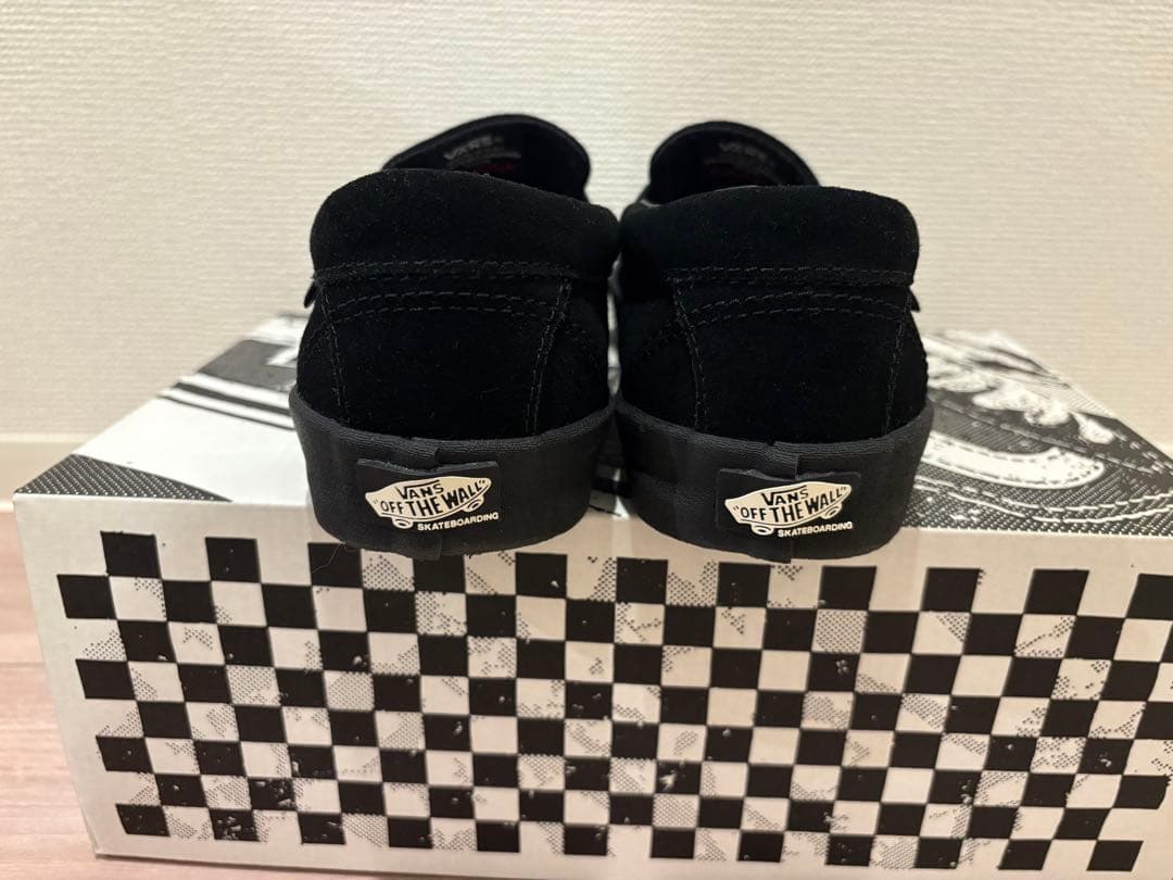 24.5cm VANS Skate Loafer Suede Black 即完売