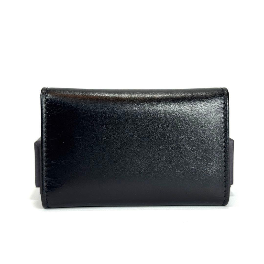 未使用保管品✨ PRADA ブラックレザー キーケース 箱付き