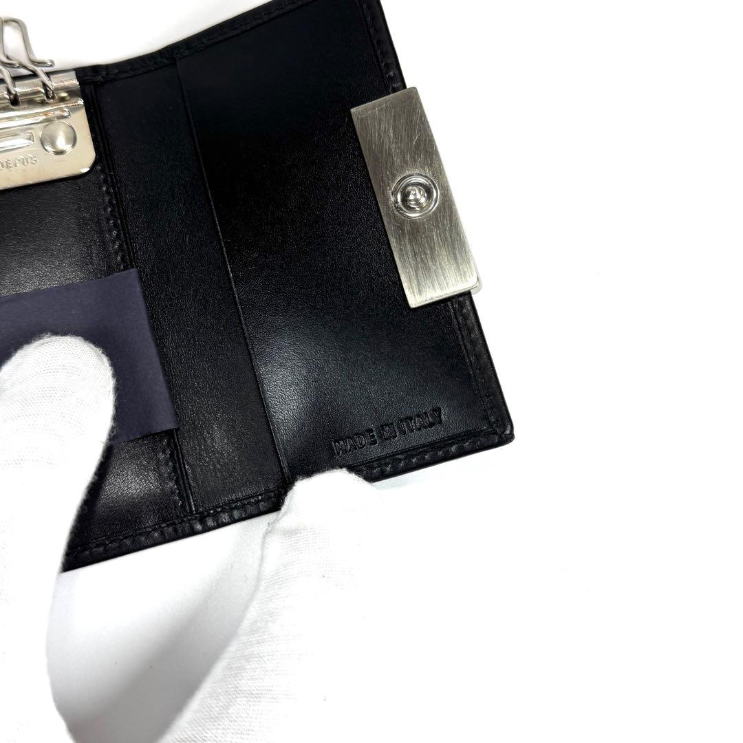 未使用保管品✨ PRADA ブラックレザー キーケース 箱付き