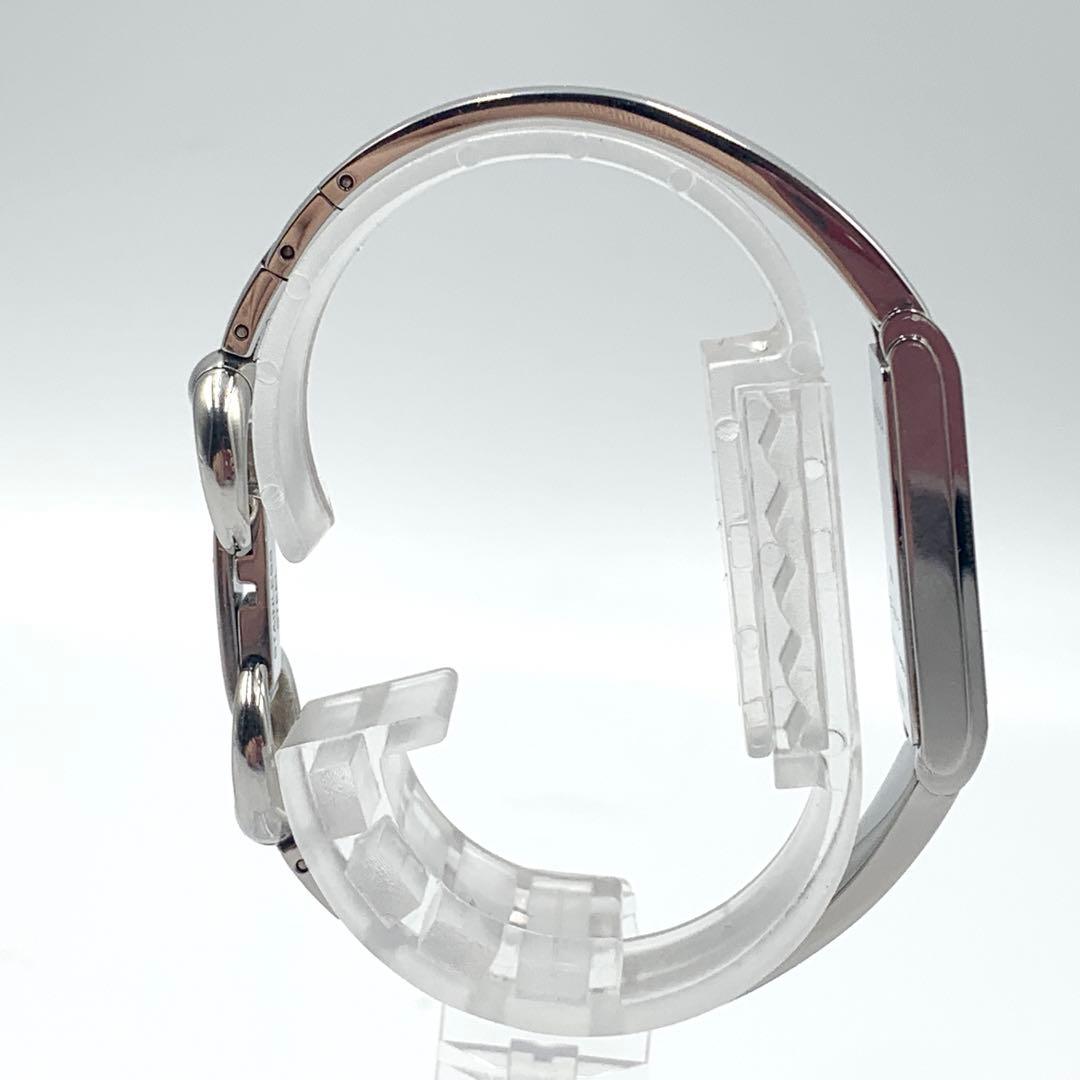 【新品電池 稼動】GUCCI レディース時計 ピンクシェル文字盤 ダイヤ ロゴ.