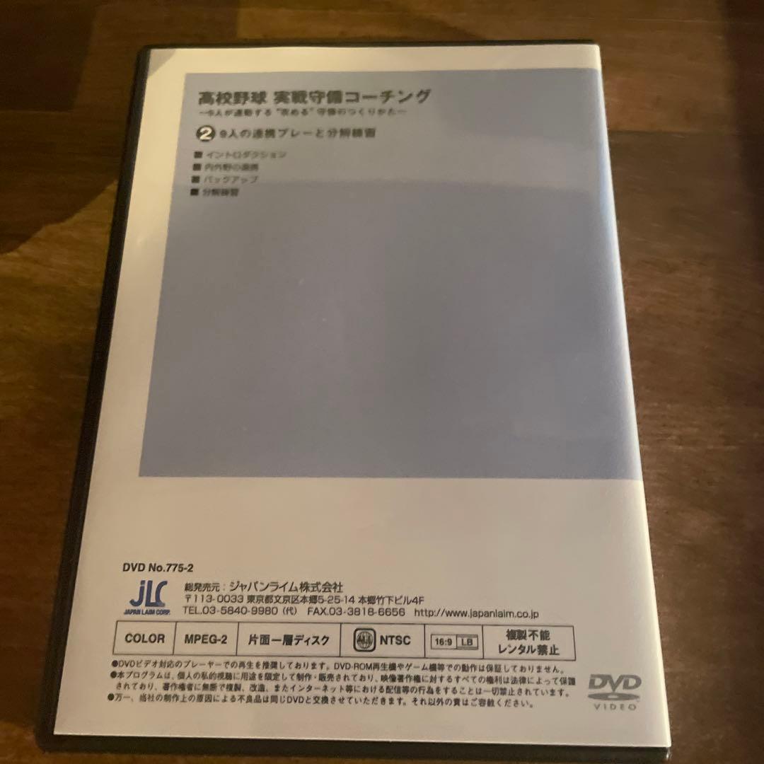 高校野球　実戦守備コーチング　全2枚