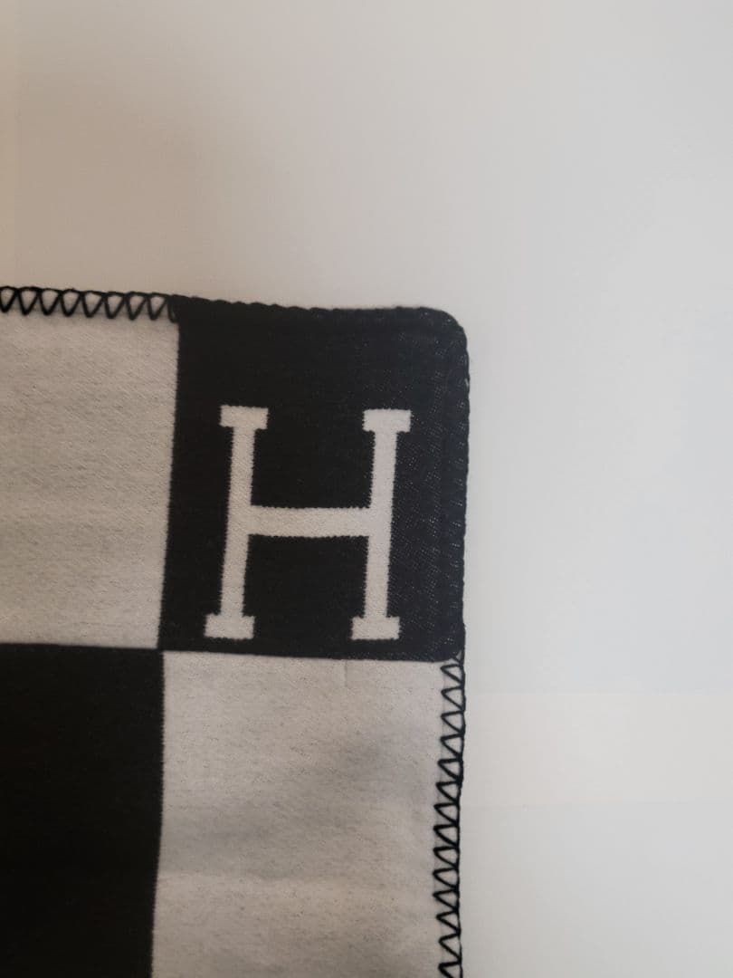 【ゆう】　エルメス　クッションカバー　ブラック　45×45　2枚セット