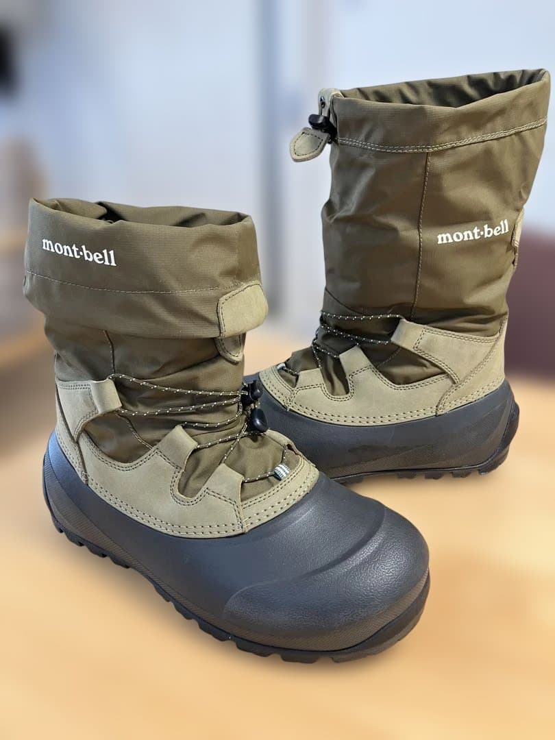 未使用★モンベル パウダーブーツ 1129382 タン 25.0cm