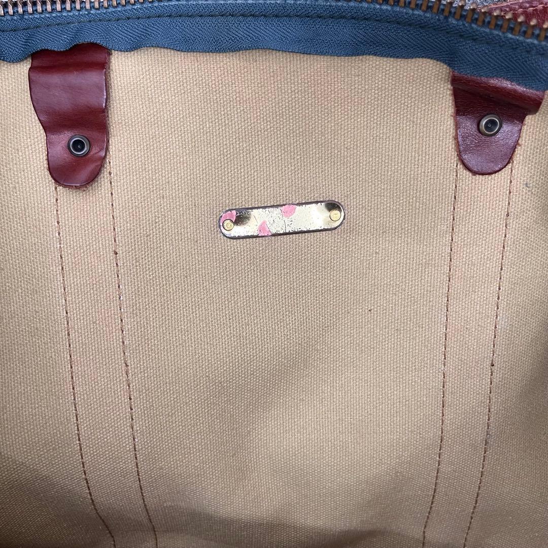 【超大容量タイプ】RALPH LAUREN ボストンバッグ グリーン レザー