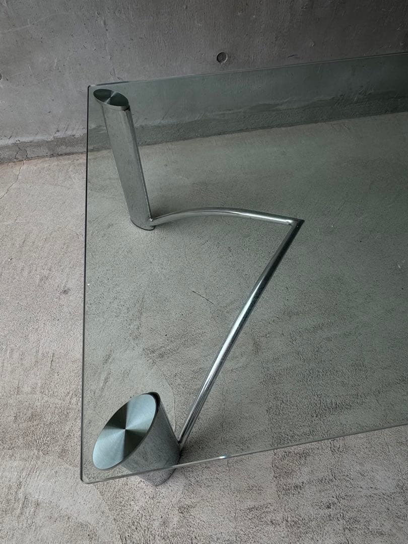 【専用】モダンガラスセンターテーブル　ミッドセンチュリー　ポストモダン