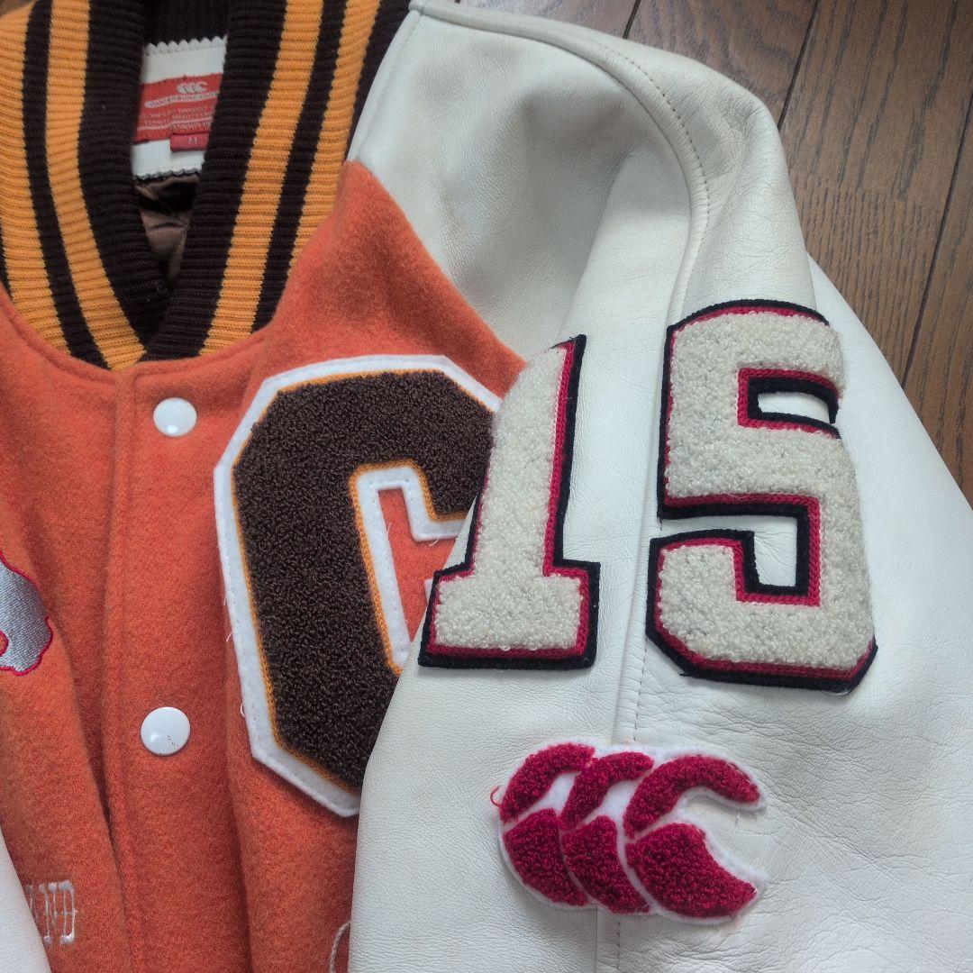 Canterbury スタジャン オレンジ/ホワイト