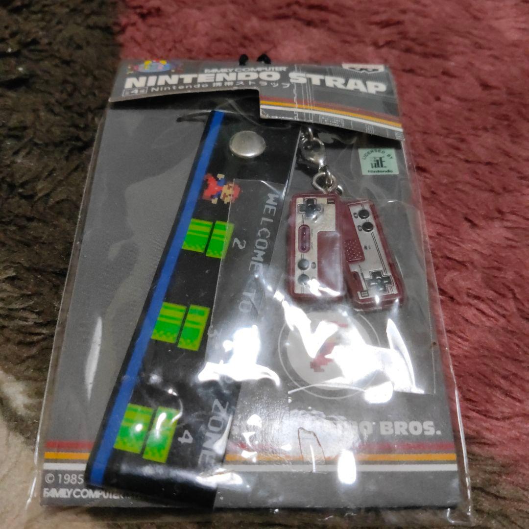 新品 Nintendo 任天堂 ストラップ スーパーマリオブラザーズ ファミコン
