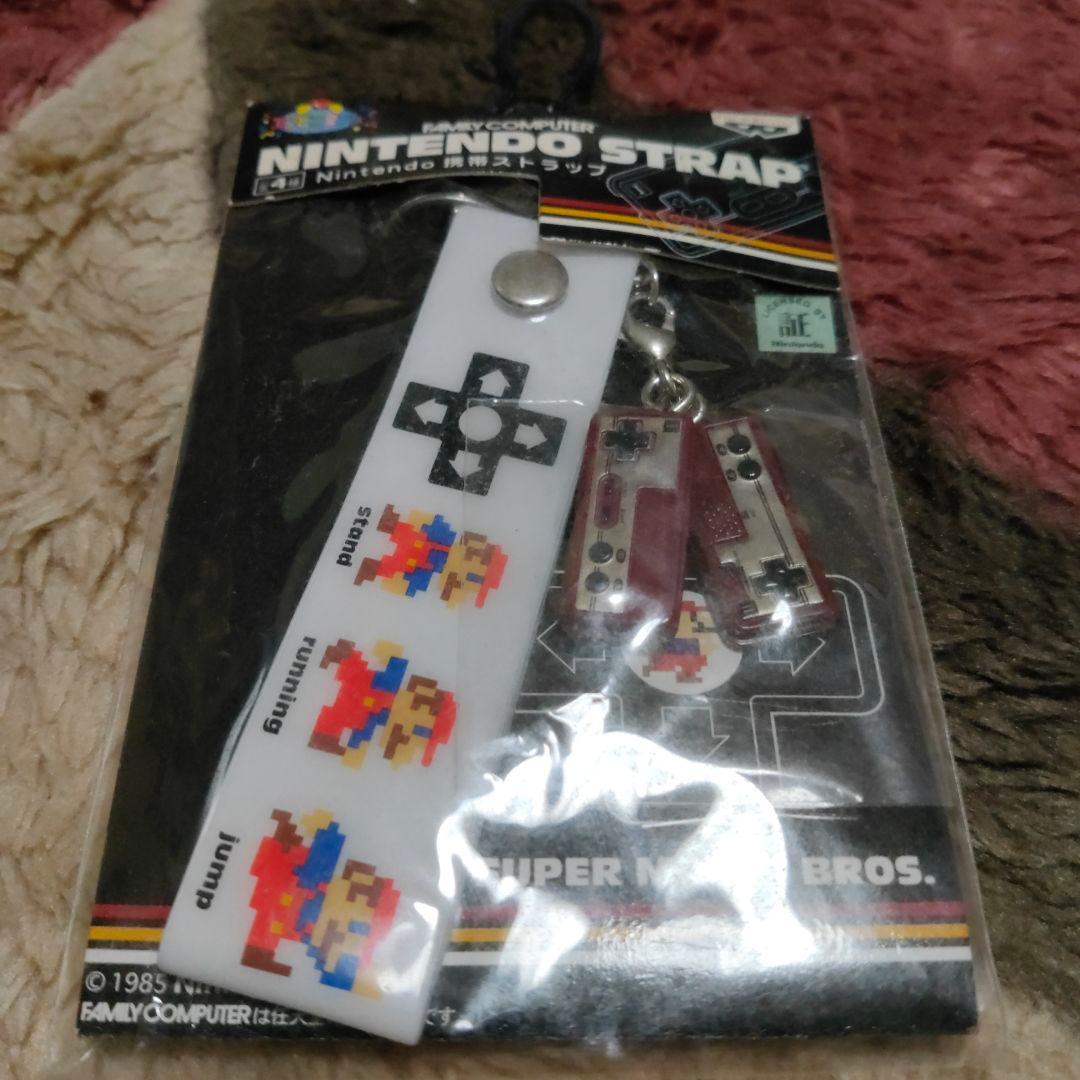 新品 Nintendo 任天堂 ストラップ スーパーマリオブラザーズ ファミコン