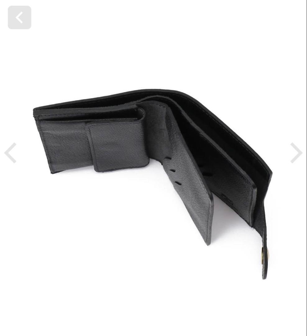 《新品・未使用》IL BISONTE　イルビゾンテ　二つ折り財布　ブラック