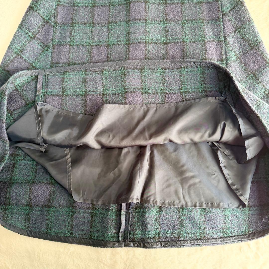 トゥモローランド ジャンパースカート Aライン ノースリーブ 36 S チェック