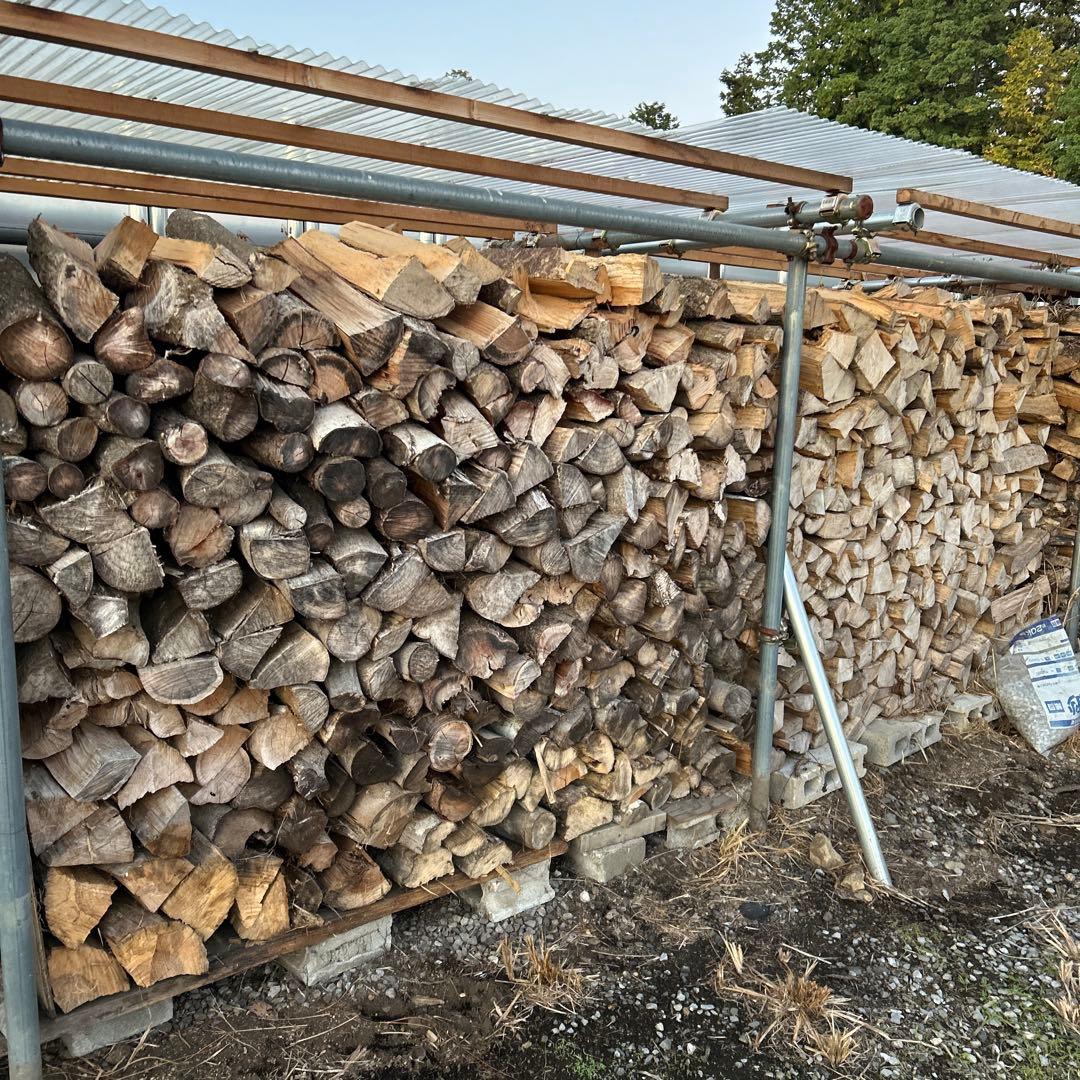 乾燥　薪　広葉樹　宇都宮インター近く 40㎝位　1㎥は引取り限定