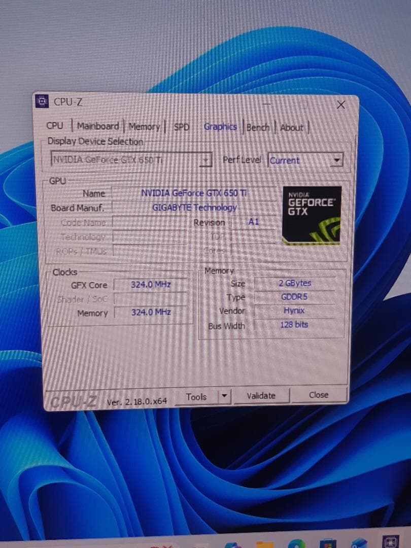 自作PC　RYZEN5 2600・8GB・128GB・GTX650Ti