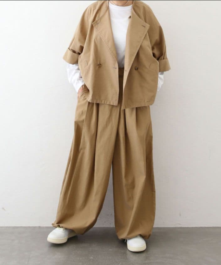 JOURNL STANDARD LUXE/ミリタリークロスタックワイドパンツ