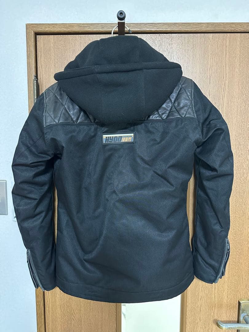 HYOD フード付き ブラックジャケット レディースL