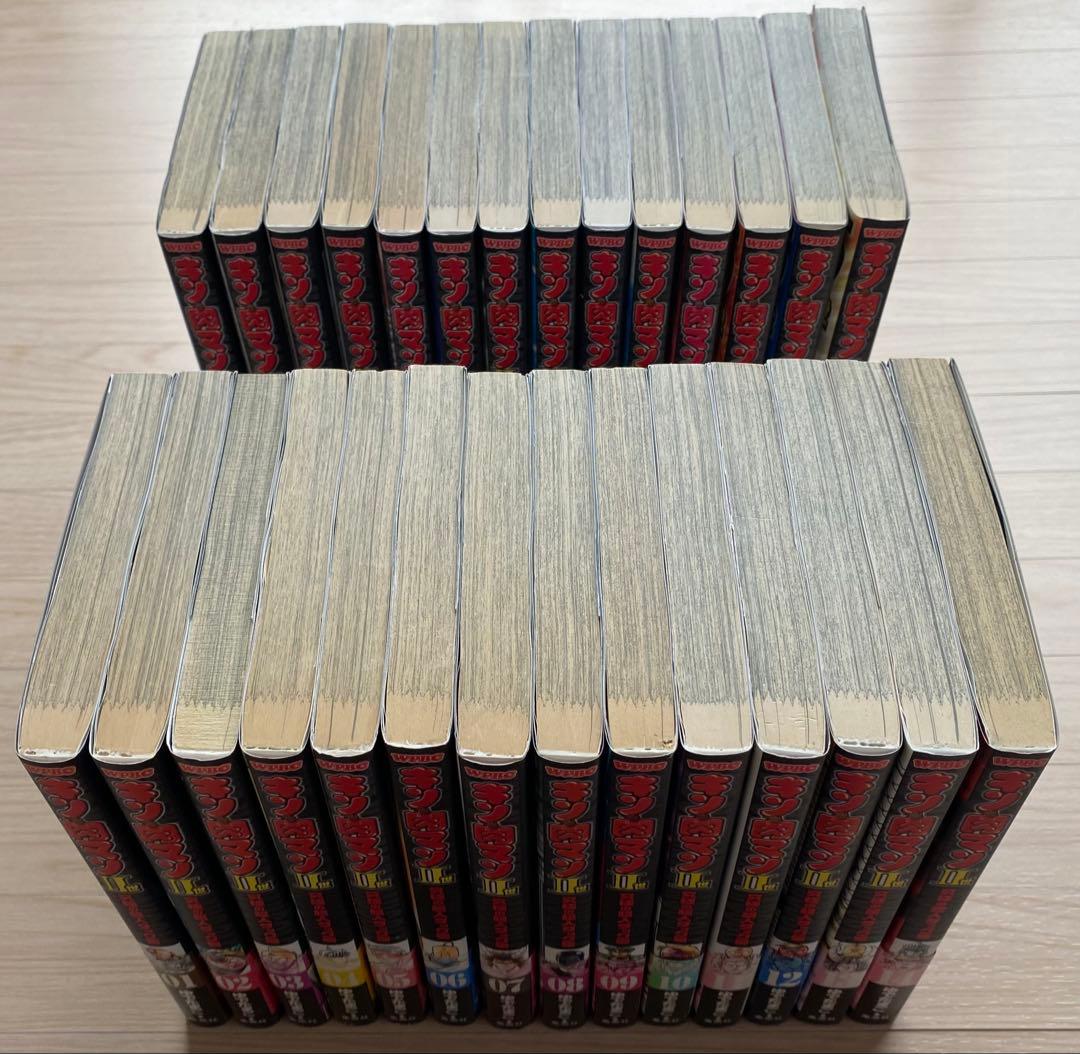 キン肉マン2世(究極の超人タッグ編1〜28巻・全初版・帯付き・帯比較的良品)