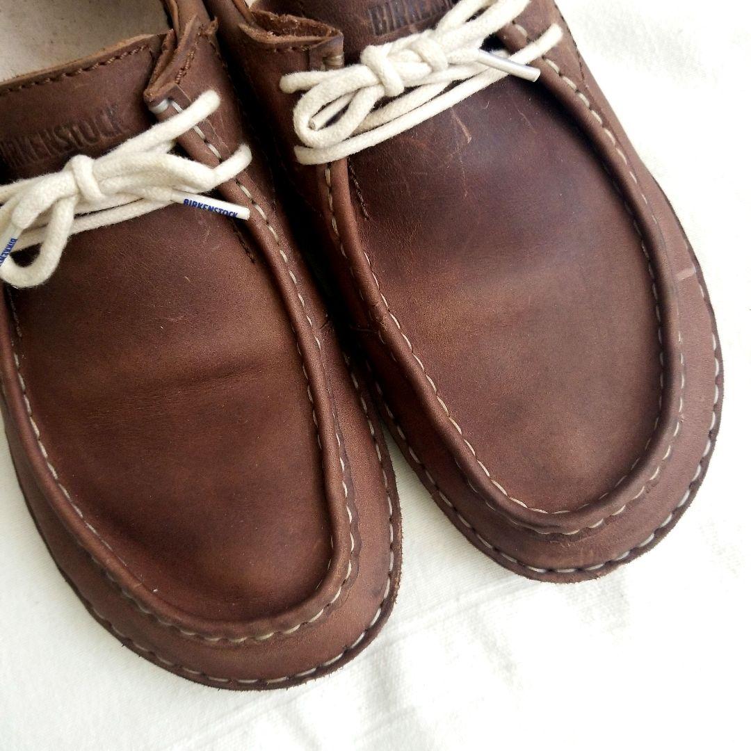 メンズ◎BIRKENSTOCK ビルケンシュトック　モカシンブラウン　43