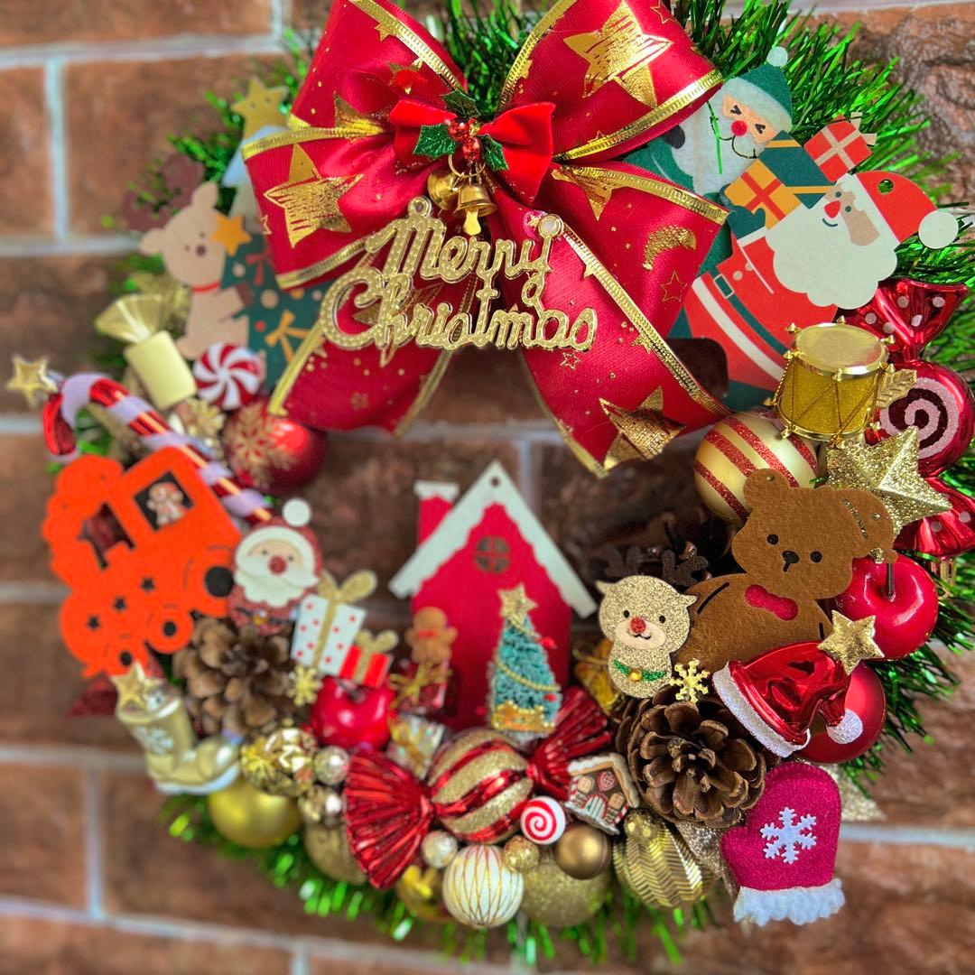 専用 クリスマスリース ハンドメイド オーダー 4点