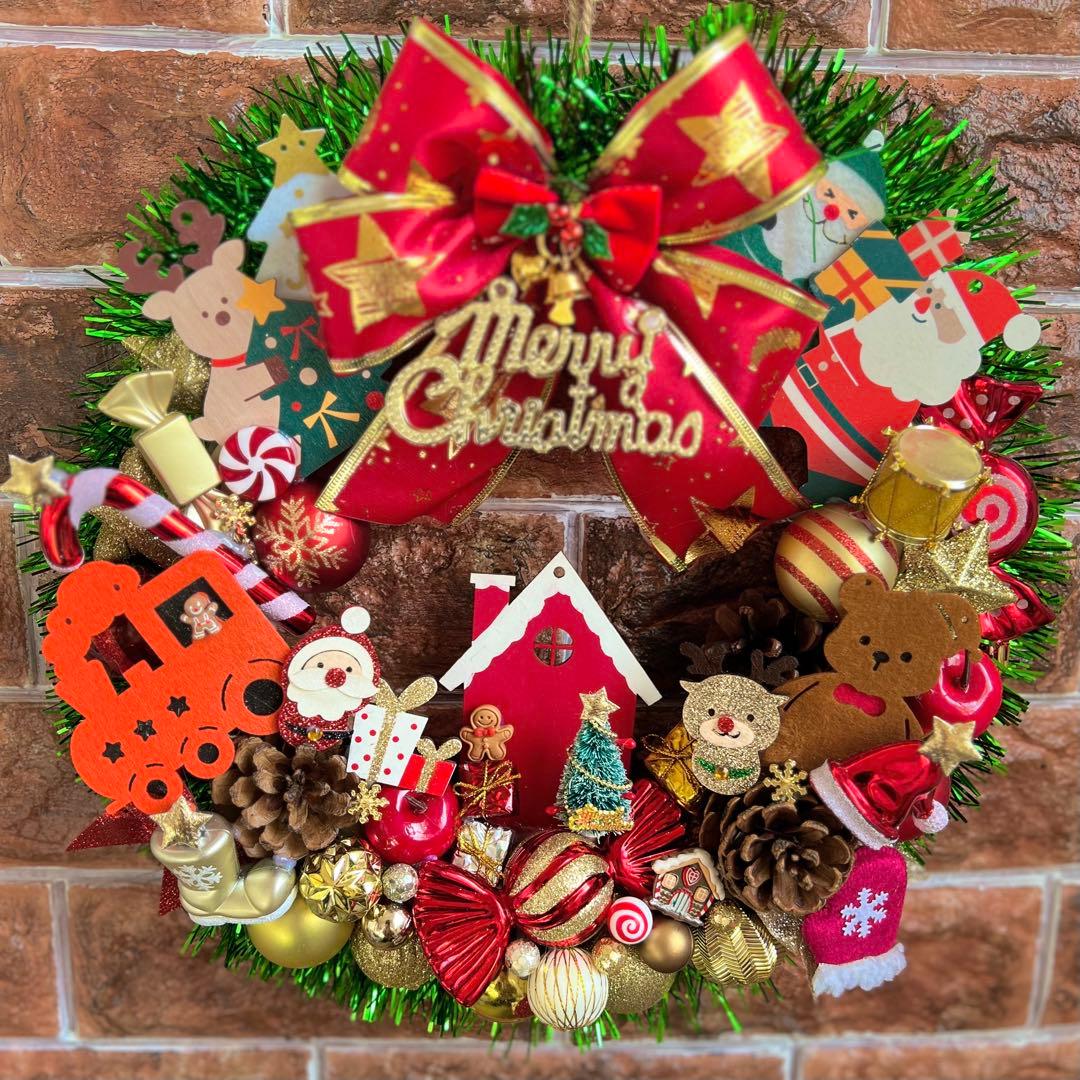 専用 クリスマスリース ハンドメイド オーダー 4点