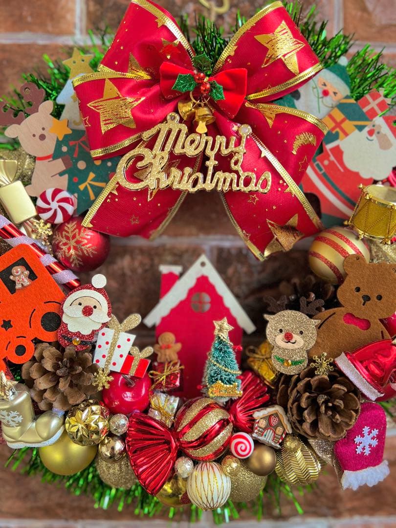 専用 クリスマスリース ハンドメイド オーダー 4点