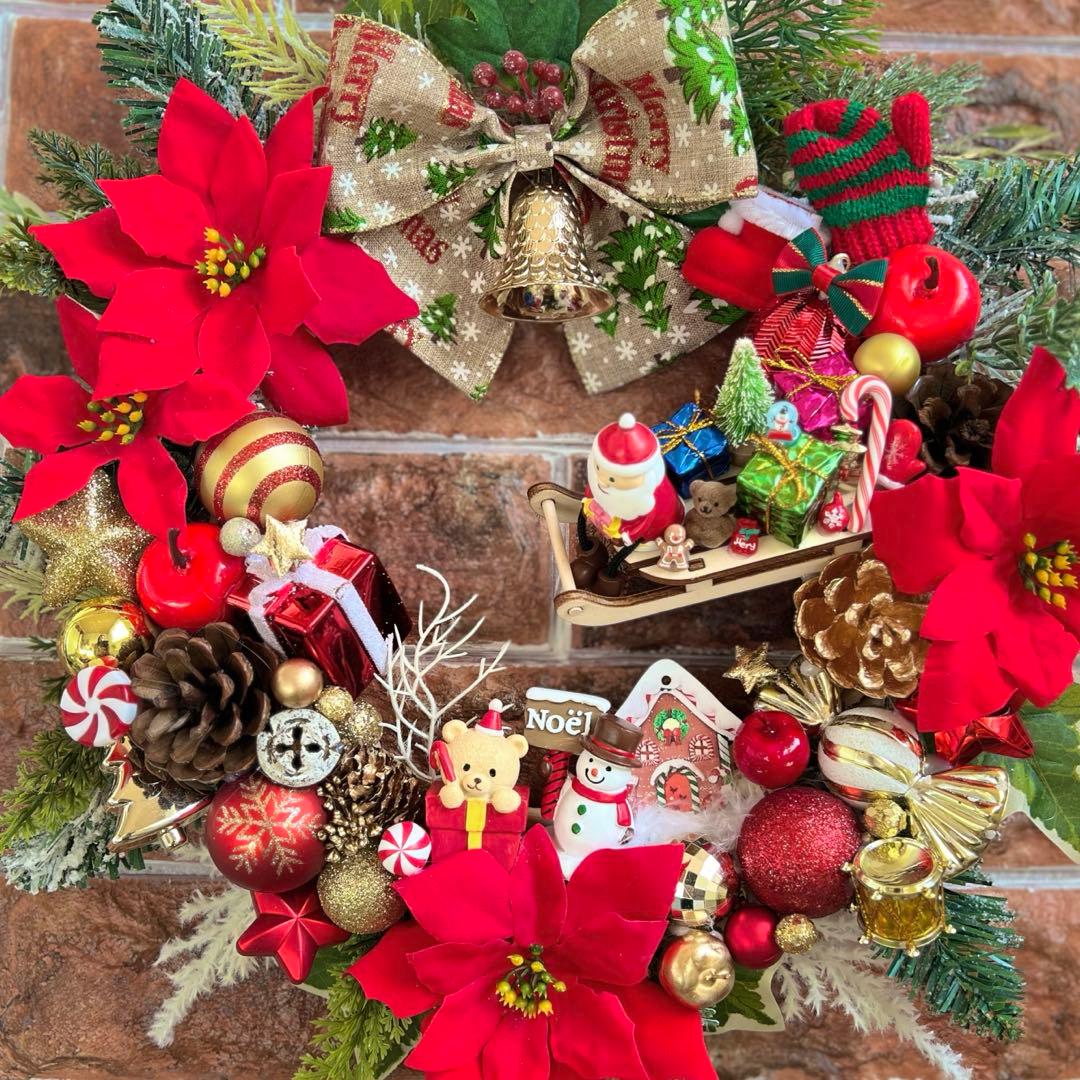 専用 クリスマスリース ハンドメイド オーダー 4点
