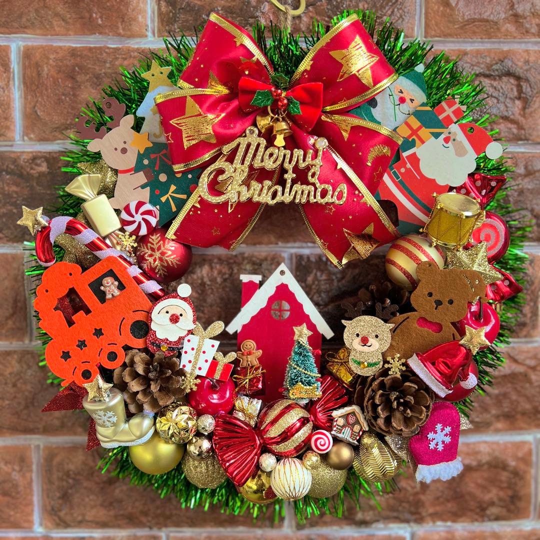 専用 クリスマスリース ハンドメイド オーダー 4点