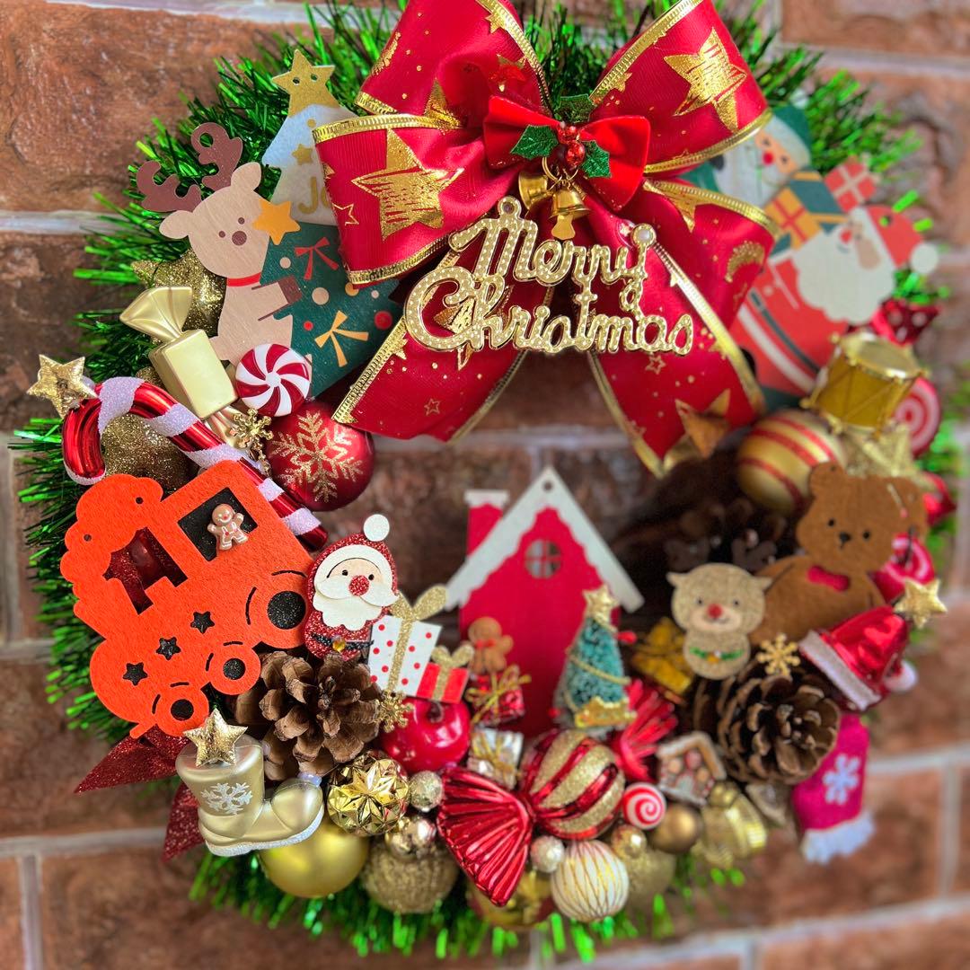 専用 クリスマスリース ハンドメイド オーダー 4点