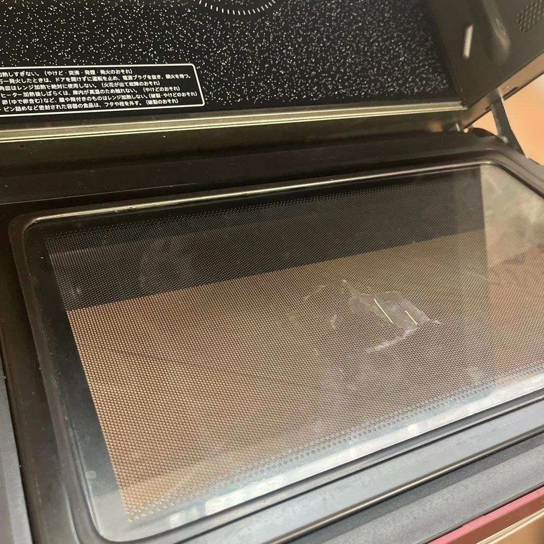 tsukiSHARP オーブンレンジ 1000W レッド