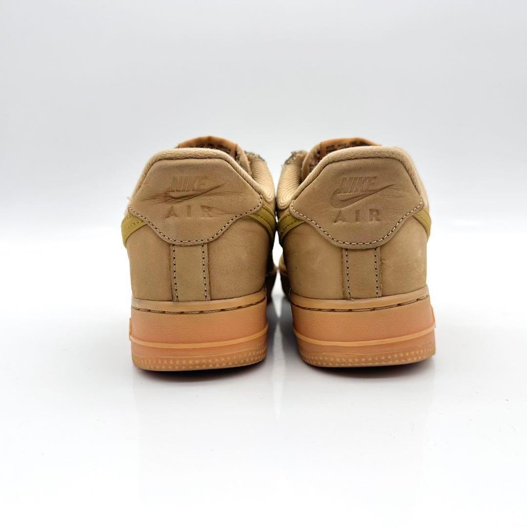 ナイキ エアフォース1 07 ウィート ブラウン レザー 23cm