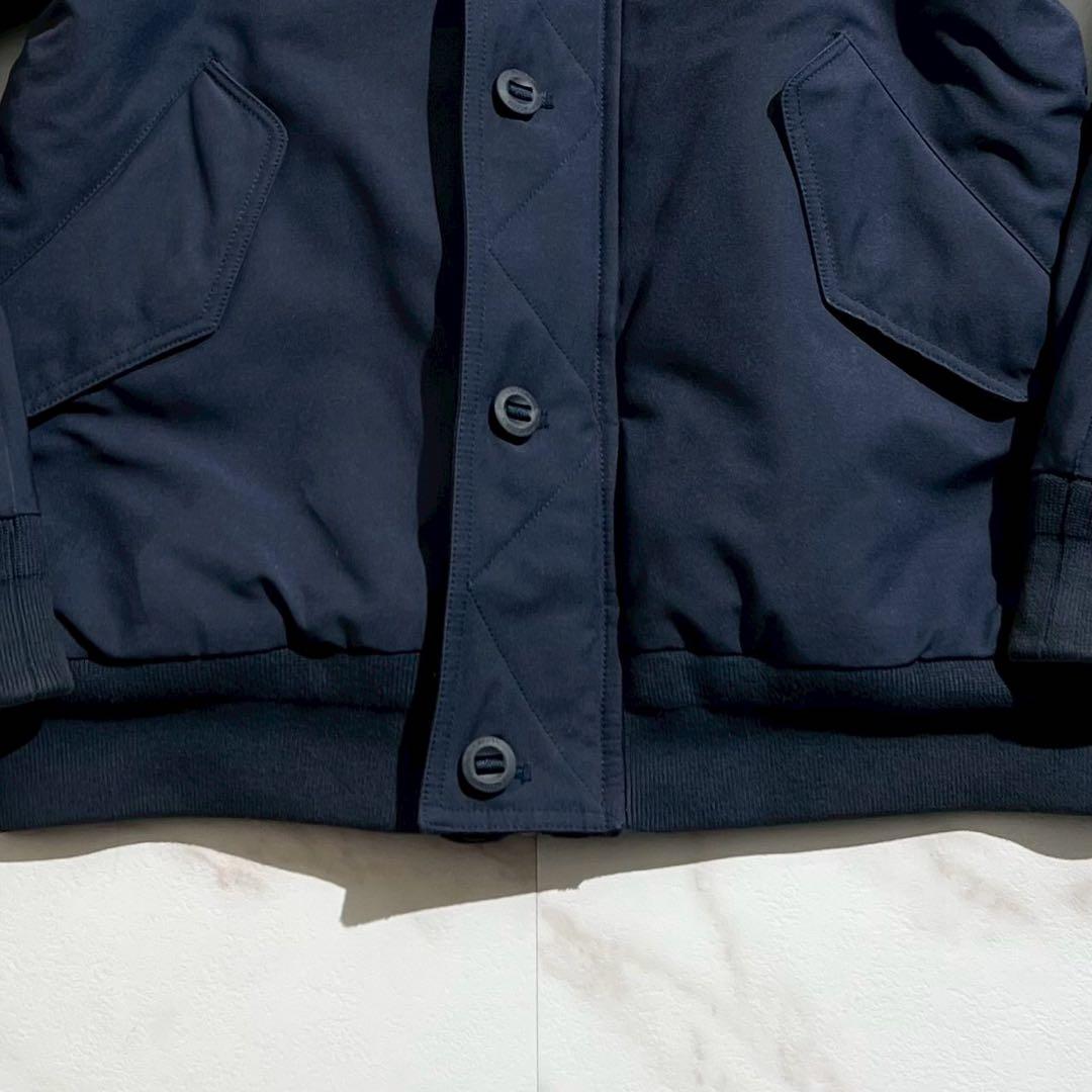 【美品✨】ラコステ ボア MA-1 ボンバージャケット ネイビー 48