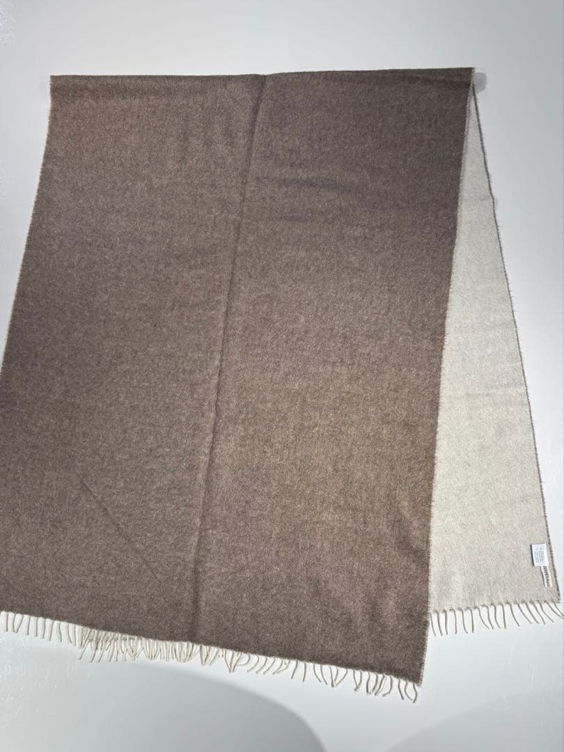 ［美品］HERMES エルメス　カシミヤ大判マフラー　ストール