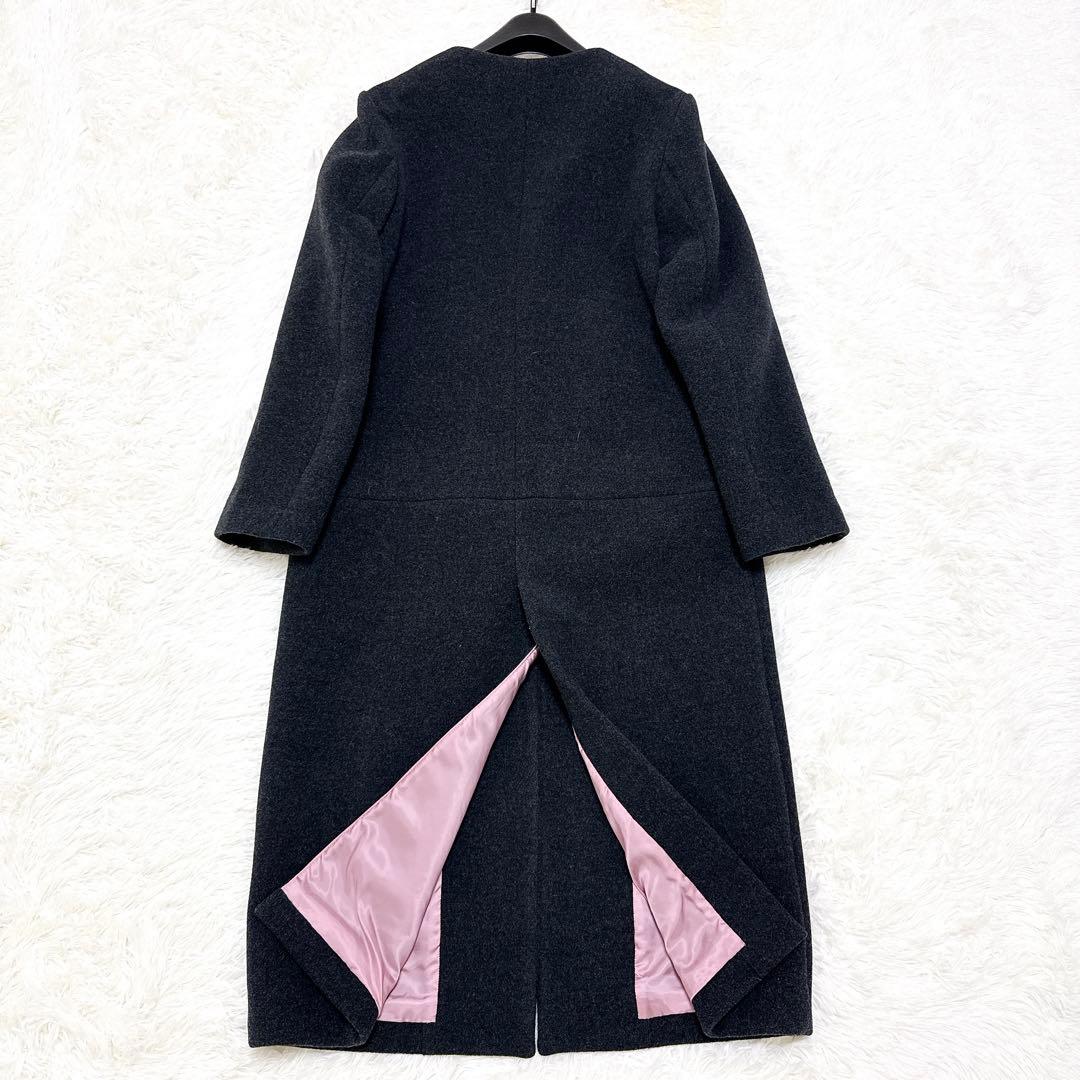 [美品] ボーダーズ アット バルコニー　ロングコート ウール カシミヤ　38