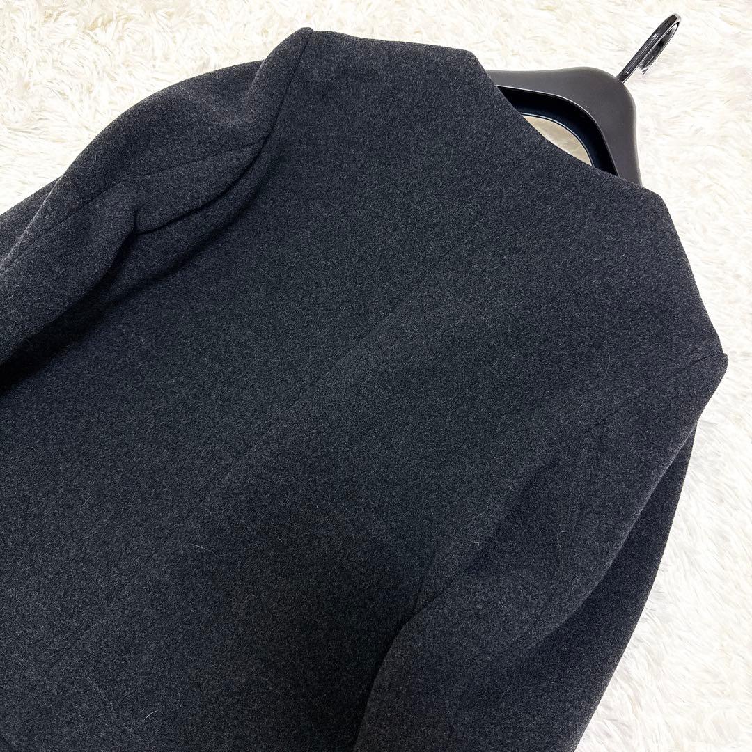 [美品] ボーダーズ アット バルコニー　ロングコート ウール カシミヤ　38