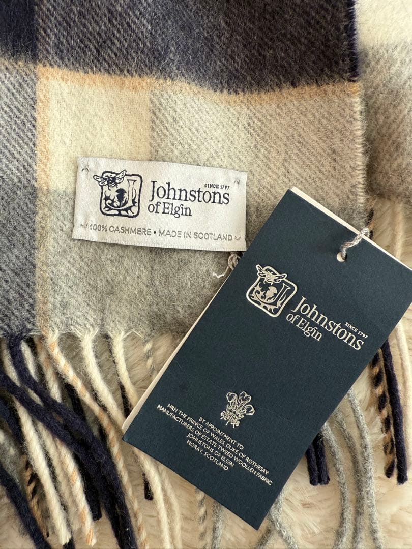 新品✳︎Johnstons of Elgin大判カシミヤストール