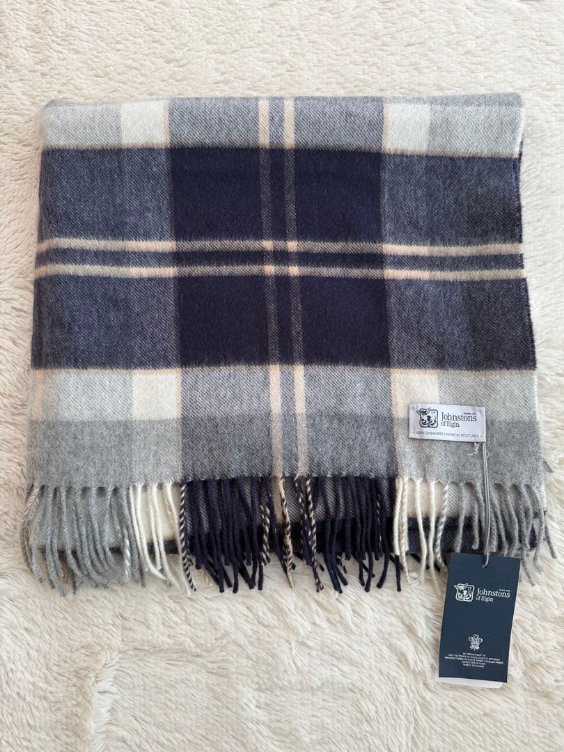 新品✳︎Johnstons of Elgin大判カシミヤストール