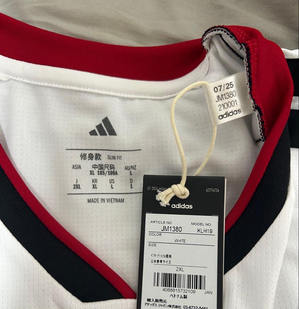 新品タグ付　正規品　ドイツ代表 2026 ホーム長袖ユニフォーム2XL ヴィルツ