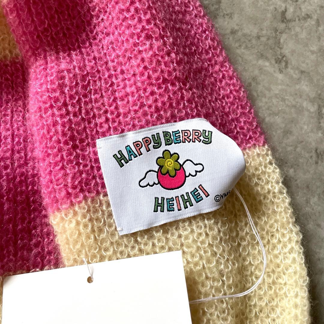 新品未使用　HEIHEI ハッピーベリー　マフラー　ピンク　パラキス　矢沢あい