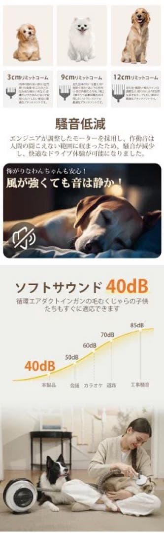 ペットバリカン 無線充電式 Petaboo 犬 静音 吸引 ペットグルーミング