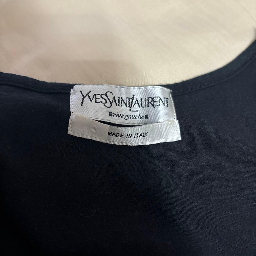 ysl イヴ・サンローラン　タンクトップ　キャミソール　ラインストーン　00s