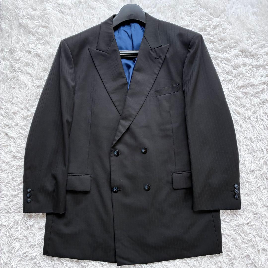 最高級　ロロピアーナ　SUPER 130'S ダブル　セットアップ　3L相当　黒