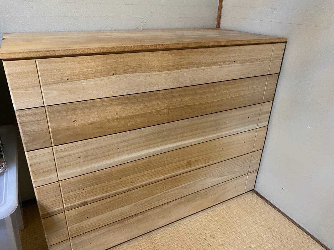 桐モダンチェスト 衣類収納 桐箱 着物収納 桐箪笥 完成品